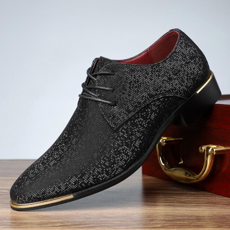 Мода Роскошь Модный Дизайнер Новые Мужские Остроносые На шнуровке Повседневные Туфли Мужские Формальные Свадебное Платье Вечерняя Обувь Zapatos Hombre