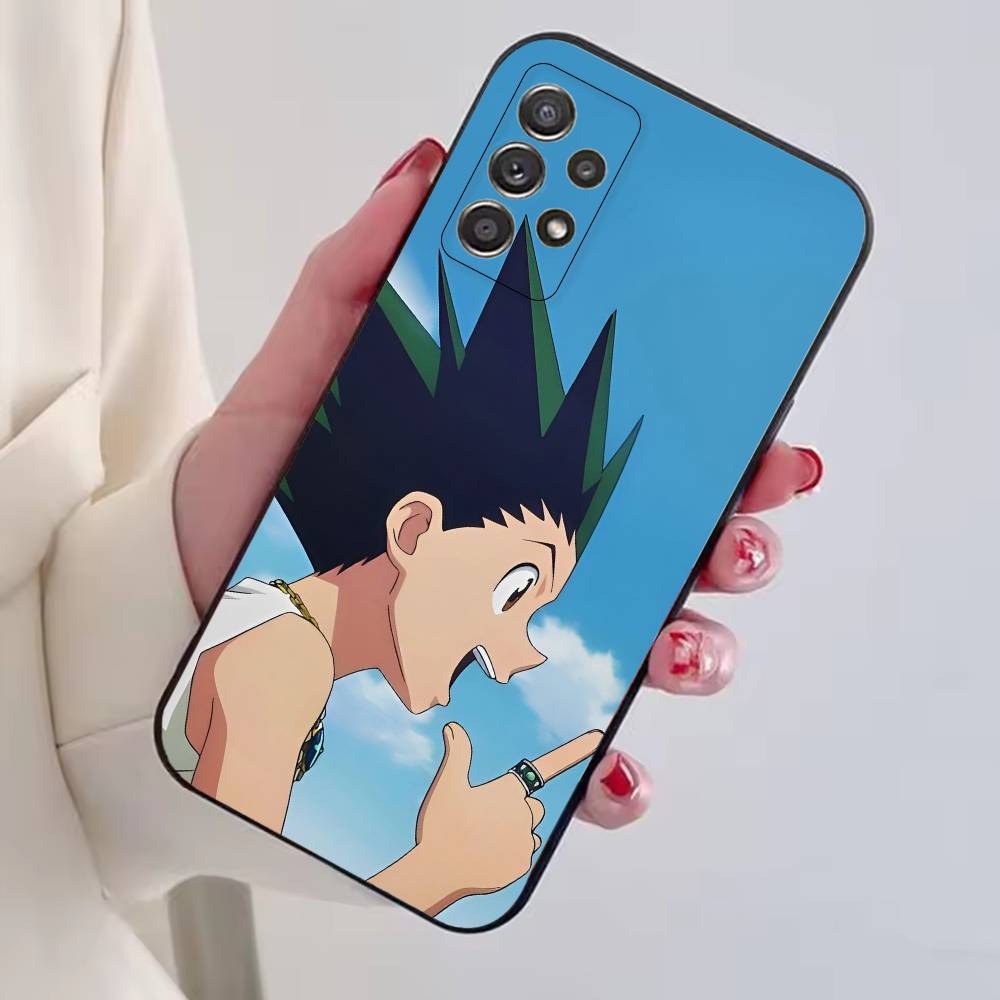 Japanese Manga H-Hunter Gon Freecss Phone Case For Samsung S25,S24,S21,S22,S23,S30,Ultra,S20,Plus,Fe,Lite,Note,10,Black Cover