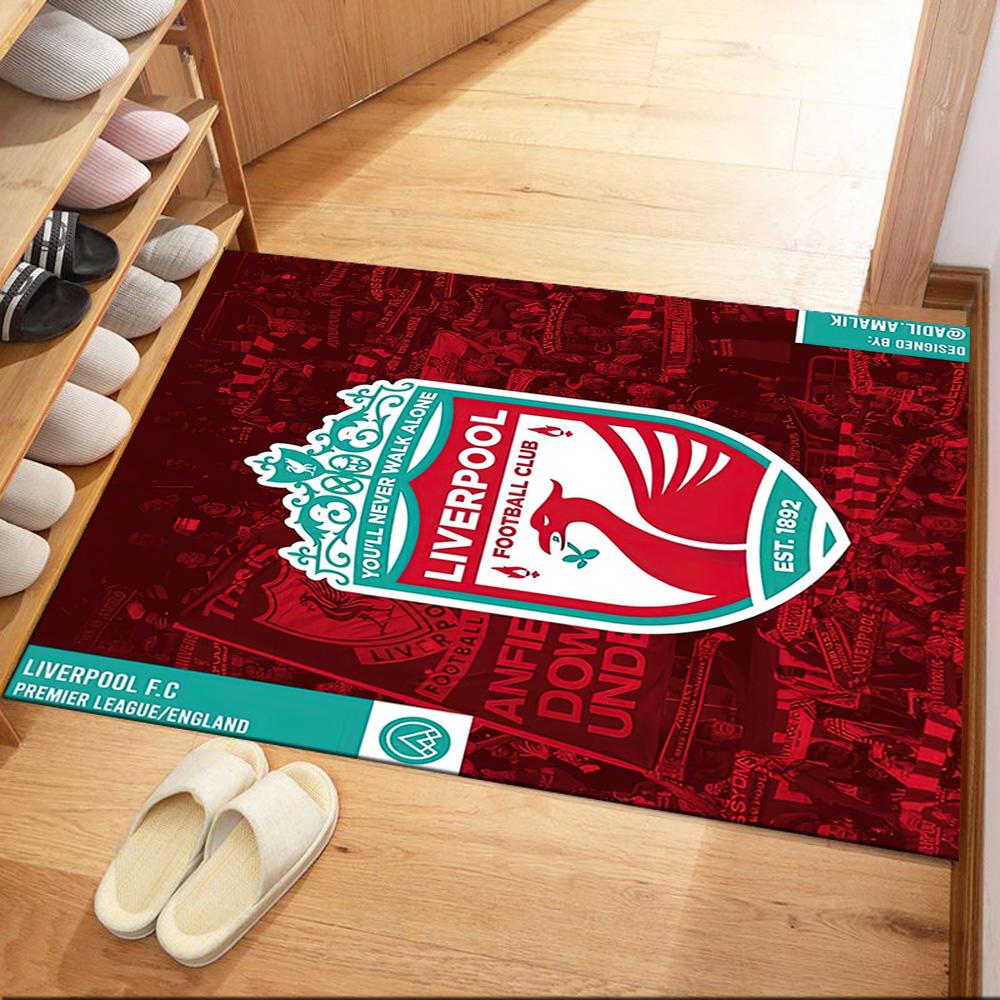Liverpool Football Club Carpet Suitable For Decorate Room Kitchen Playrooms Living Rooms Antislip Carpet Office Home Decor