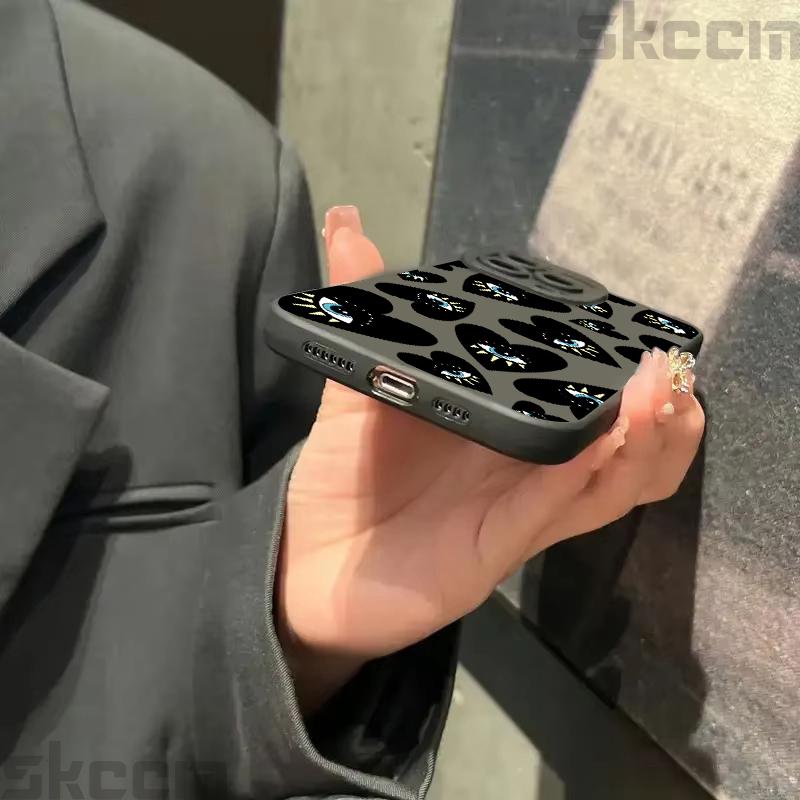 Креативный силиконовый чехол для телефона с узором «Сглаз» для iPhone 16 Pro Max 14 15 Plus 11 12 13 Mini X XS XR 7 8 16E Ударопрочный чехол
