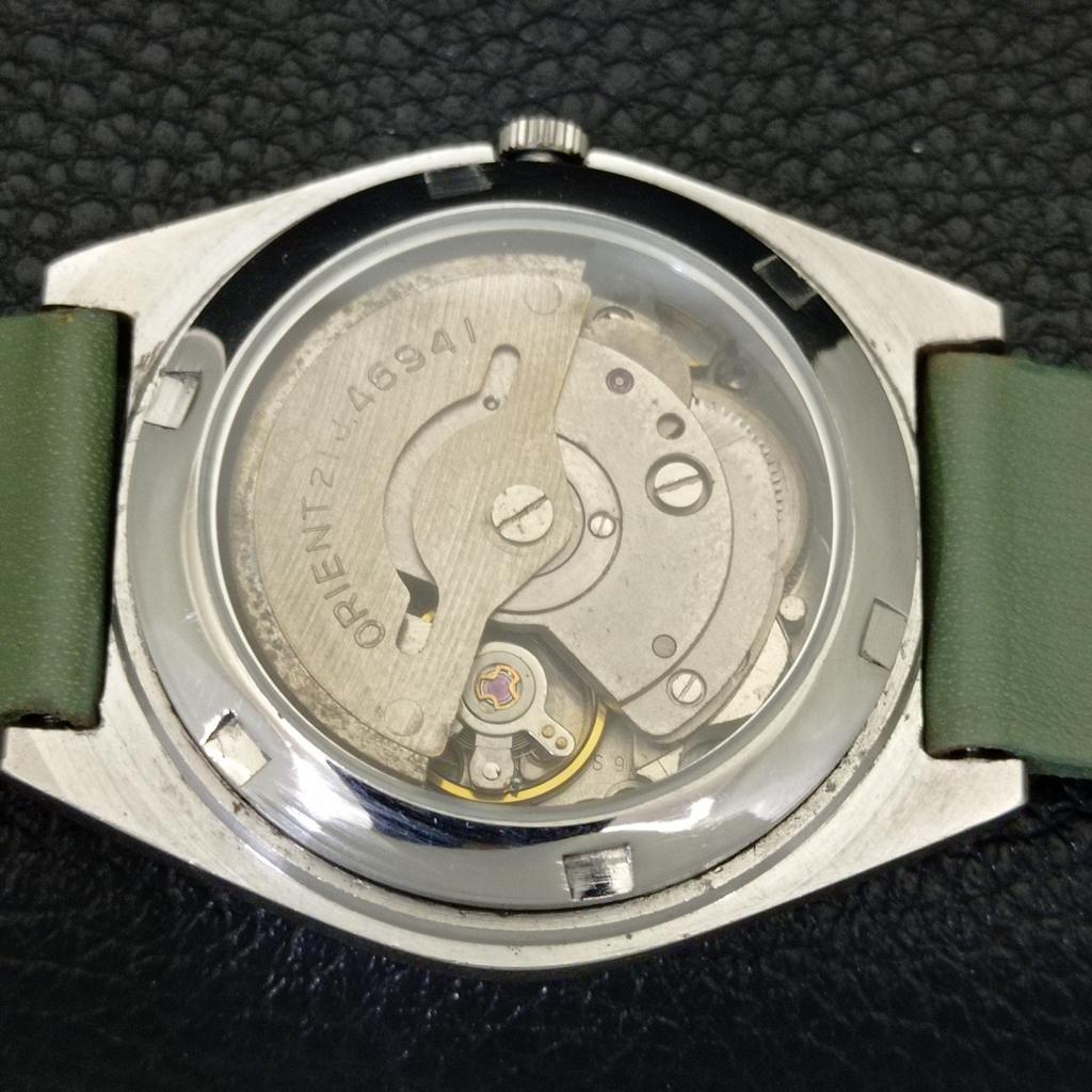 Orient AUTOMATIC 46941 JAPAN MENS VINTAGE WHITE COLOR DIAL WATCH A701805-5 R207-a701805
