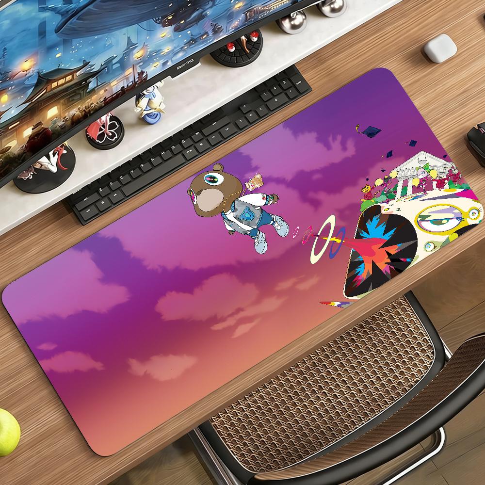 Singer K-Kanye W-West Mouse Pad Computer Laptop Rubber Non-slip Mouse Mat Mousepad Gamers Decoracion Desk Mat