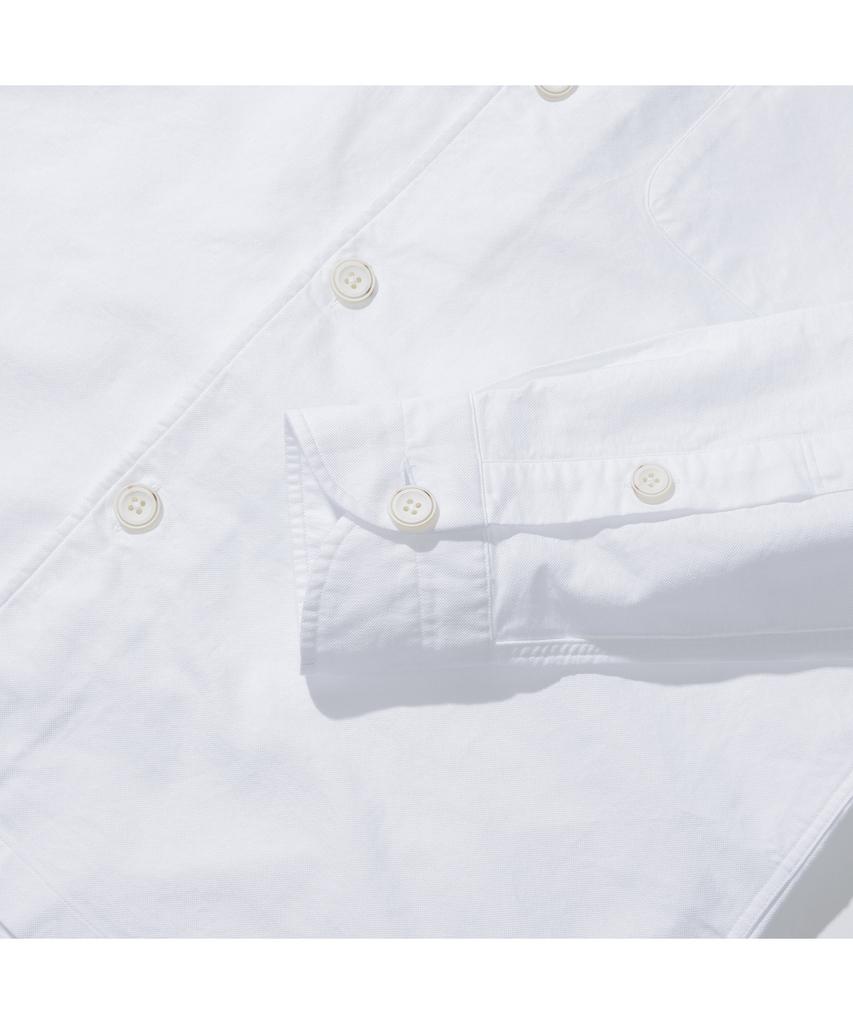 PRODESHIRT [Comfort] Cuban Oxford Overshirt (White)