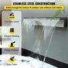 59.1" x 4.5" x 3.1" Stainless Steel Decorative Waterfall Pool Fountain For Garden Pond Indoors And Outdoors
