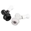 2Pcs Home Brewing Ball Lock Keg Connector + 8mm‑1 4in FFL Quick Push‑Fit Connector
