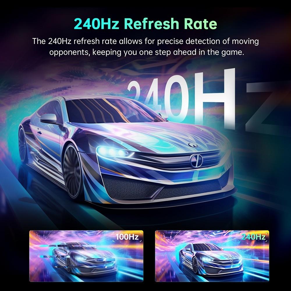 Обновленный: KTC G27P6 27-дюймовый игровой OLED-монитор с разрешением 2560x1440, частотой обновления 240 Гц и GTG 0,03 мс — вилка европейского стандарта