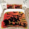 3pcs Witch Halloween Print Cover Set Ultra Soft, Breathable, and Comfortable Bedding with Stylish Design for Bedroom and Guest Room Decor 1 Cover