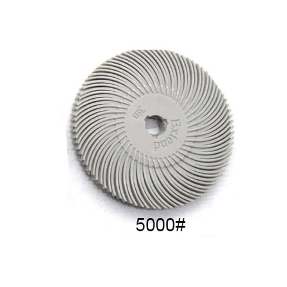 3inch 75mm 10PCS Radial Bristle Disc Abrasive Brush Polishing Wheel for Dremel Rotary Tool Accessories 80-5000 Girt