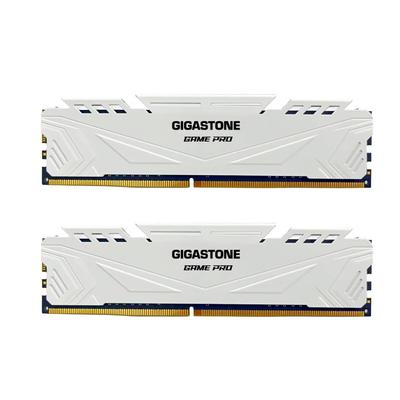 GIGASTONE Game PRO 16 ГБ x 2 DDR4 3600 МГц CL Intel XMP AMD Ryzen UDIMM 288-контактный небуферизованный игровой настольный высокопроизводительный модуль памяти Белый [Память]