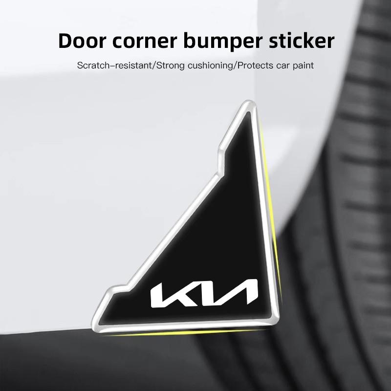 ALAZ2 2Pcs Car Door Corner Protector Stickers Decoration For Kia Rio Soul Cerato Soent Sportage Picanto K5 Forte Niro Morning Ceed K3
