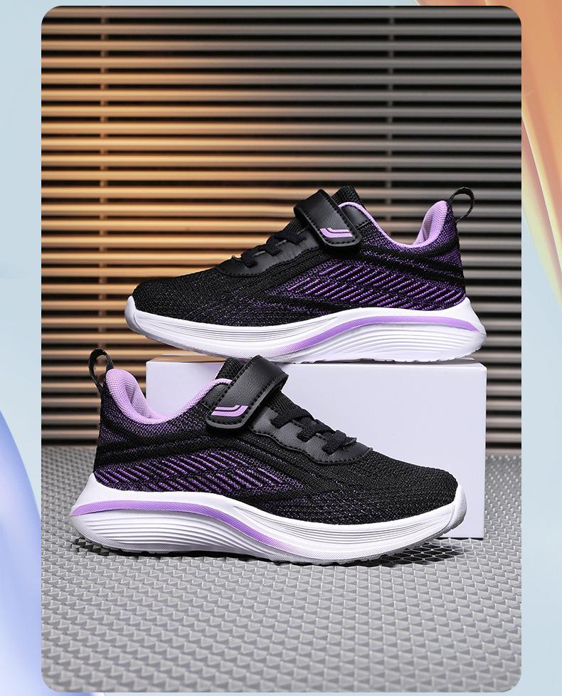 Дышащие кроссовки из сетки Flyknit для девочек - Весна/Осень, Повседневные и для бега
