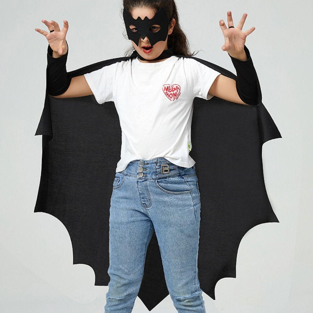 Clothing Props Children Cosplay Costume Dress Up Costumes Bat Wing Cape Personality Party