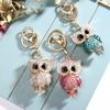 Cute Cartoon Owl Keychain for Women Metal Keychain for Girlfriend Valentine's Day
