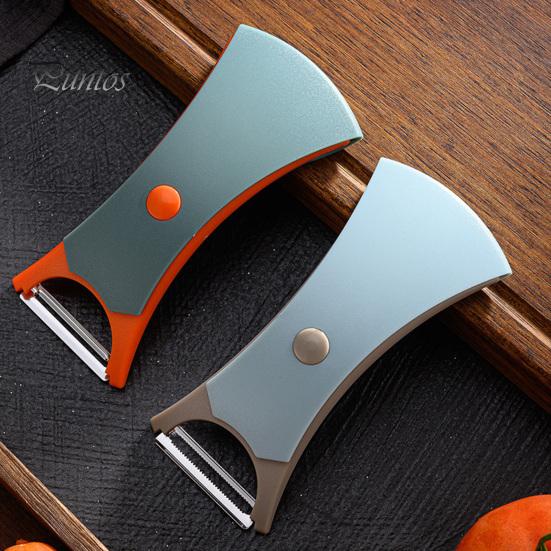 Fruit Peeler 2-in-1 Multifunctional Kitchen Grater for Fruits Vegetables Double Head Vegetable Potato Peeler Efficient Tools for Kitchen