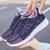 Women Casual Shoes Fashion Breathable Walking Mesh Flat Shoes Sneakers Women Vulcanized Shoes White Female Footwear