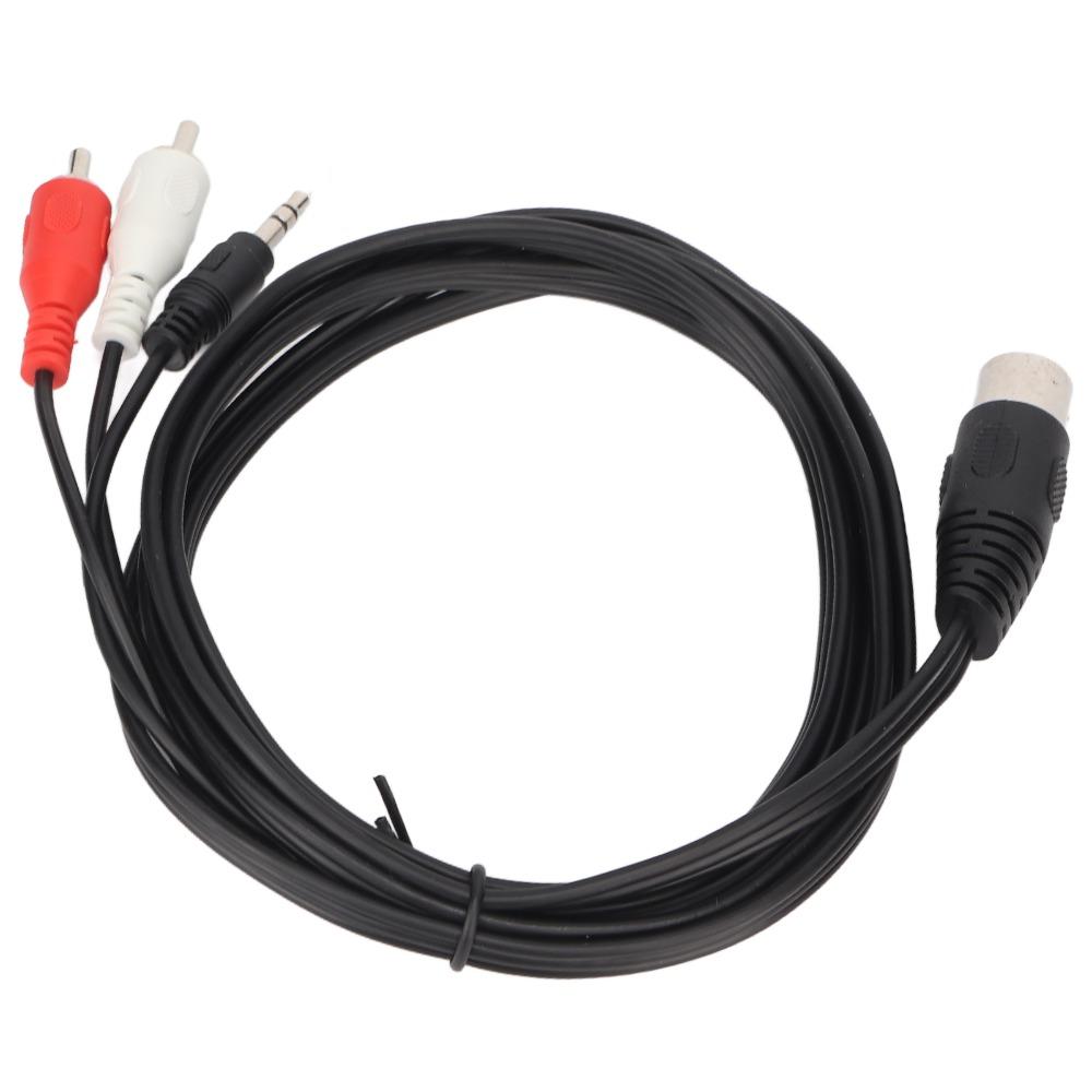 5.9ft DIN 8Pin Male Audio Lead Plug and Play Audio Connection Cable  Home Audio Receiver