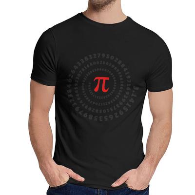 Pi Наука Математика Математика Футболка Модная С Круглым Вырезом Картинка Индивидуальная Унисекс Органический Хлопок Классическая S 6XL