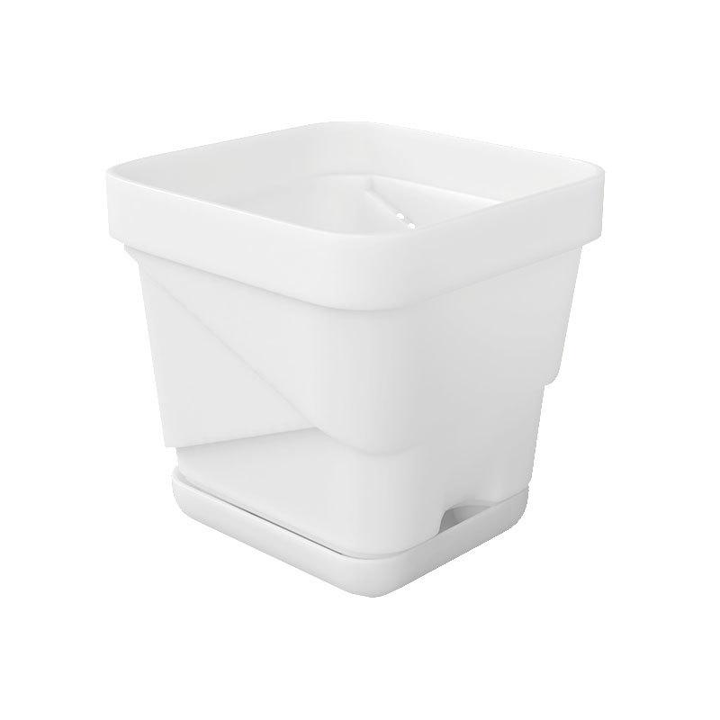 Прочные дышащие пластиковые квадратные цветочные горшки для дома и офиса