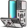 Armor Magnetic Ring Stand Holder Case  For Samsung Galaxy S24 S23 Ultra Plus  A55 A54 A35 5G M14 4G  Slide Lens Protection Cover