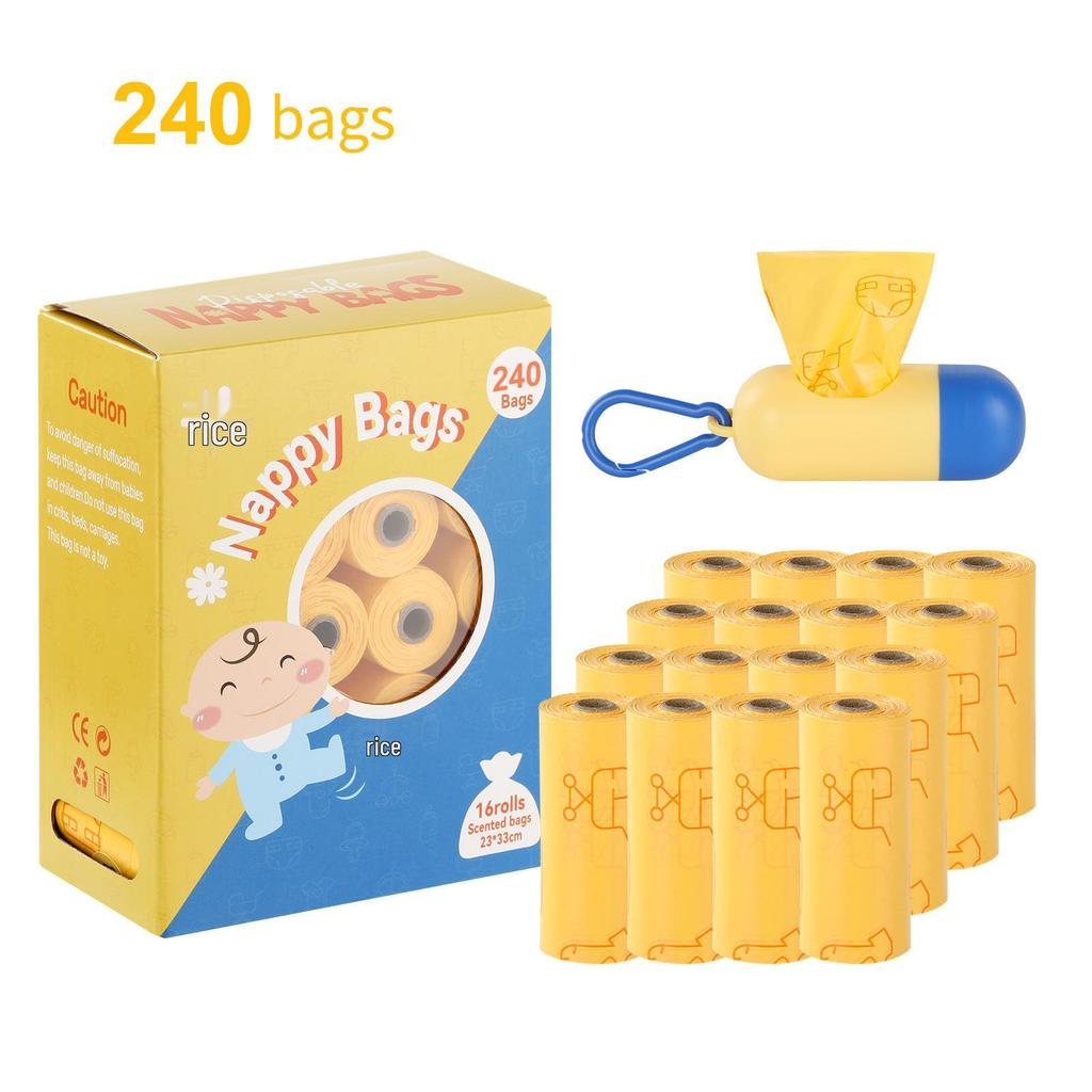 TEMU TK Одноразовые пакеты для мусора от подгузников