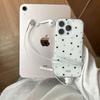 Черно-серый чехол для телефона со звездами в корейском стиле для Apple 17/16/15 ProMax, 14, 13, 11 - Милый мультяшный дизайн, Жесткий корпус
