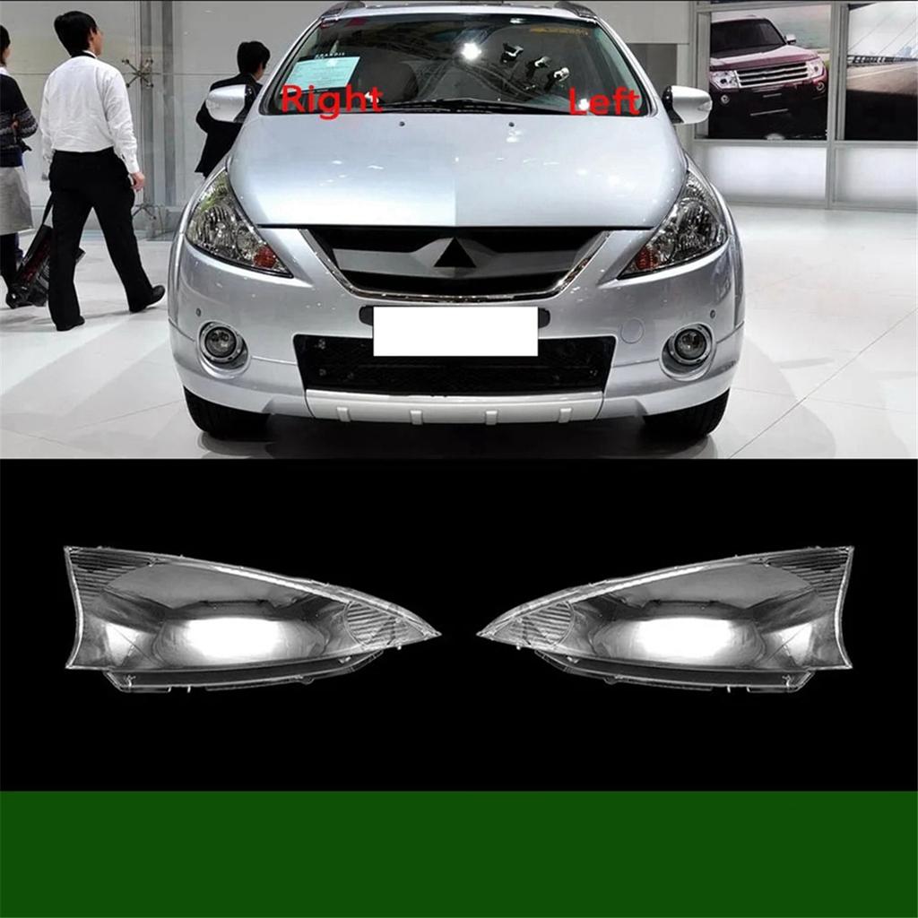 Для Mitsubishi Grandis 2009-2015 Передний корпус фары Абажур фары Прозрачная крышка фары