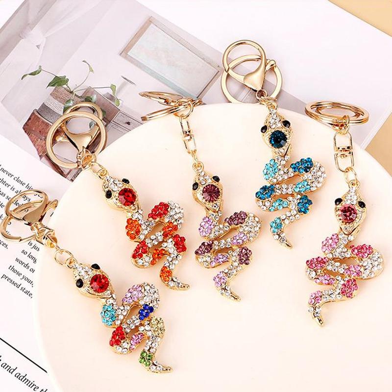 Творческая новинка, милый брелок в виде змеи со знаком зодиака, мультяшное животное, брелок, изысканный рюкзак, украшения, аксессуары, подарки