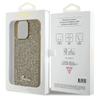 Guess Disco Metal Script Case For Iphone 15 Pro Max - Gold