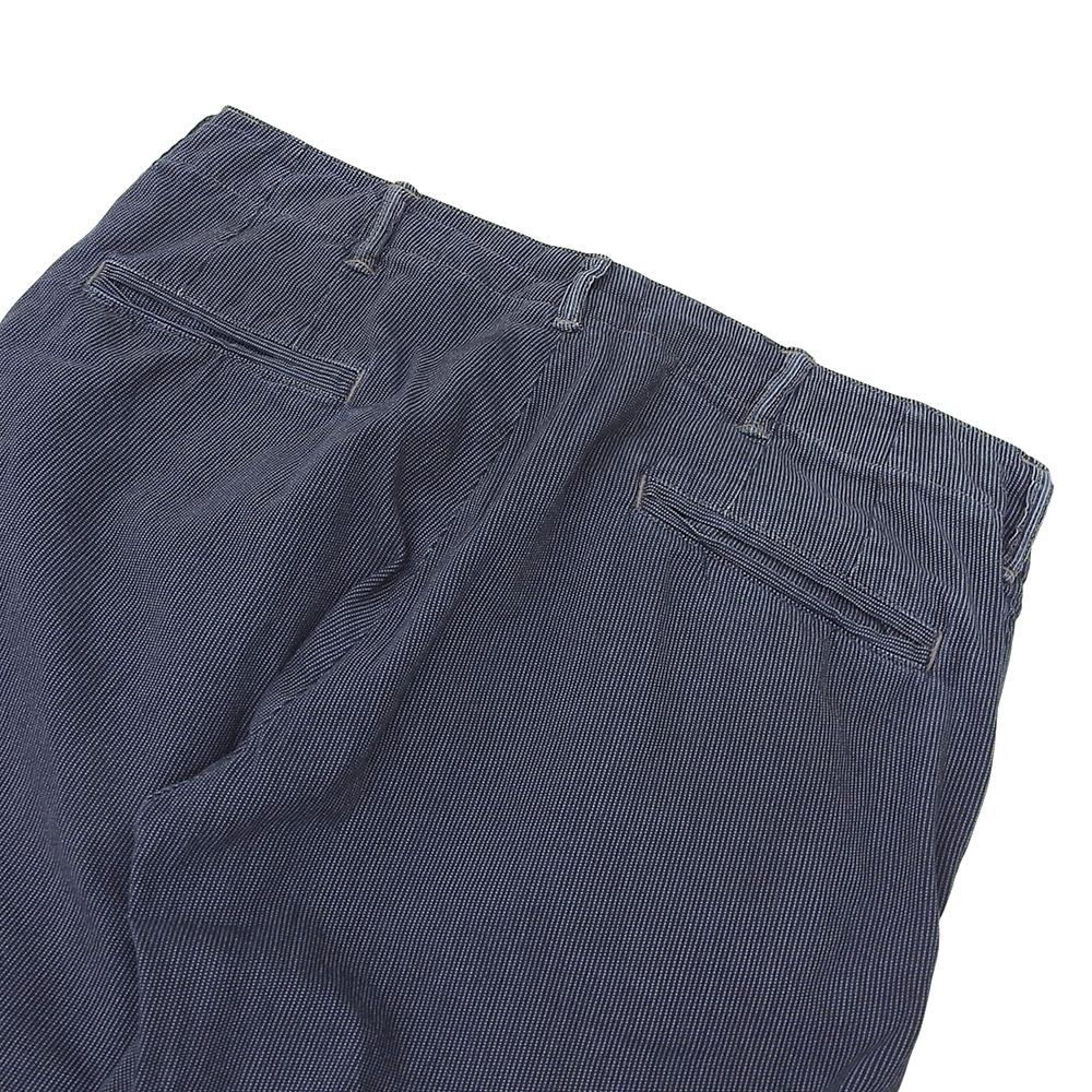RRL Men's Indigo Pencil Stripe Cotton Button Fly Pants, Size 32 Bottoms 32 IndigoUsed