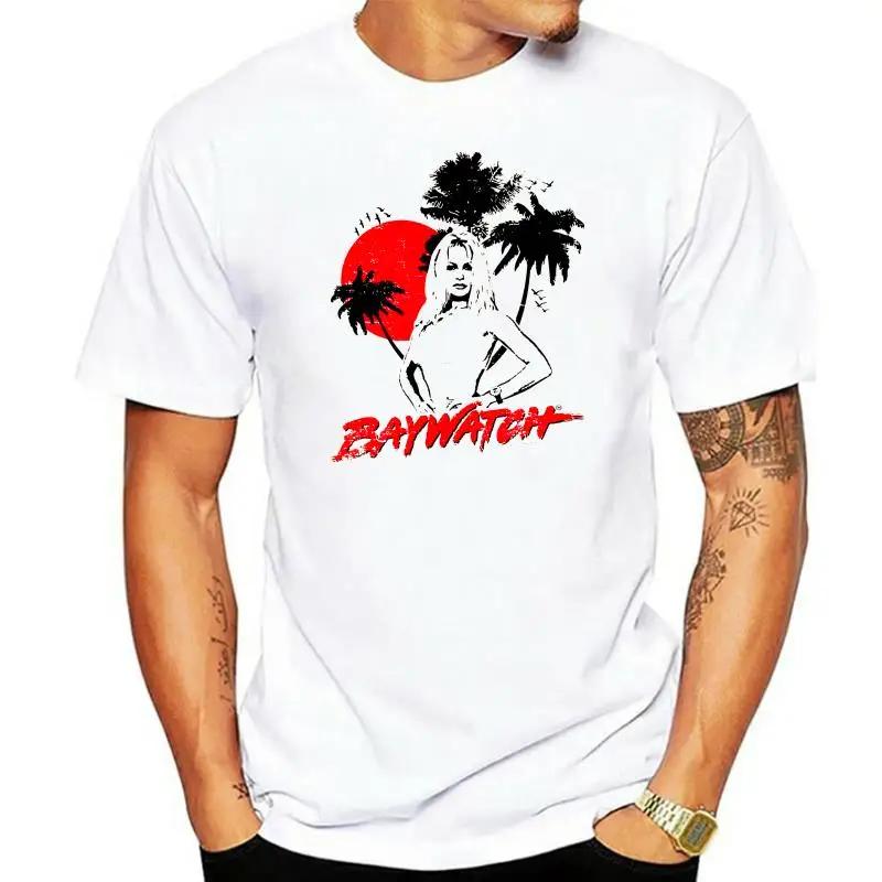Baywatch 90's Drama Beach Patrol Lifeguard Sketch Adult T-Shirt Tee Fashion Brand Men T-shirts Humor Tee-shirt Casual Tee Tops