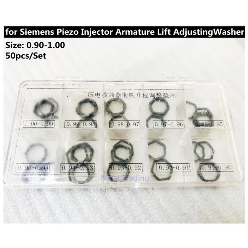 Для форсунки Common Rail Siemens Piezo, измерительное сиденье хода подъема якоря, регулировочные шайбы, шайба, инструмент для ремонта дизельных форсунок