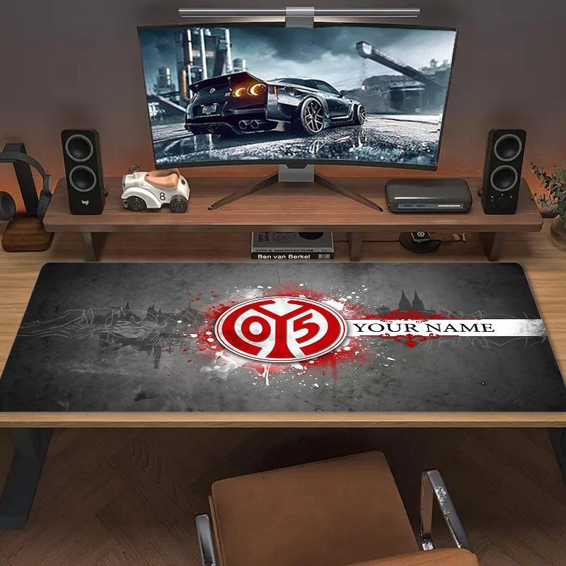 Custom Name 1. FSV Mainz 05 Print Cushion Non-slip Laptop Tablet Big Mousepad XXL Mat Mini PC Playmat With Lock edge
