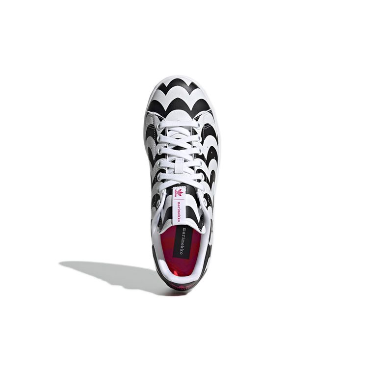 Marimekko x adidas Stan Smith Laine Wave Женские кроссовки Белый Основной черный Командный настоящий маджента H05757