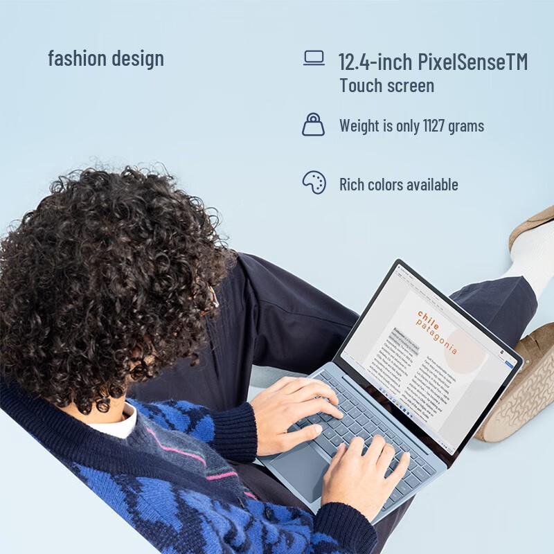 Microsoft Ноутбук Surface Laptop Go 2 с 12,4-дюймовым сенсорным экраном (Китайская версия)