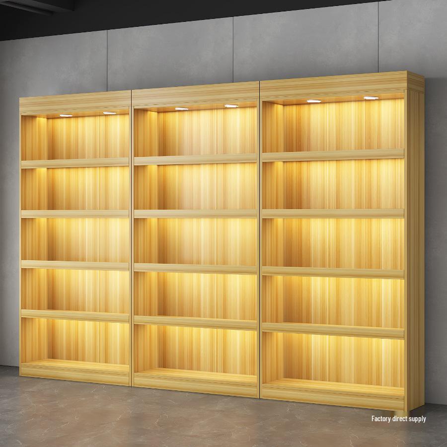 High-End Multi-Layer Wine and Cigarette Display Cabinet for Stores