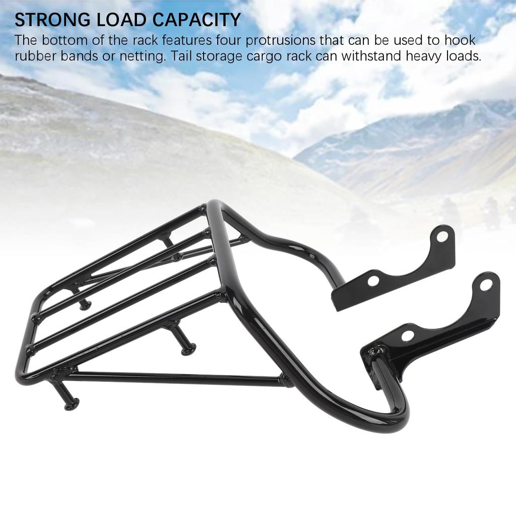 Motorcycle Rear Luggage Rack Shelf Additional Storage Space Safety Support for Monkey Baja Z50 Z50R Mini Trail Bike