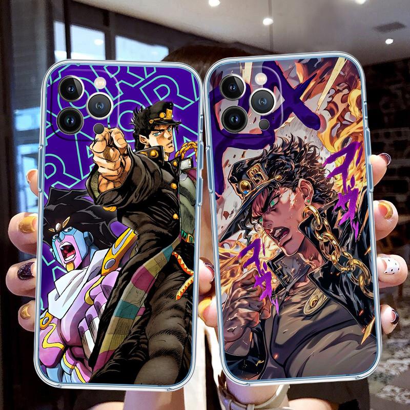 BF74 JoJos Bizarre Adventure Soft Shell Transparent Phone Case for Samsung Galaxy A04 A04S A14 A23 A34 A54 M23 M33 M52 M53