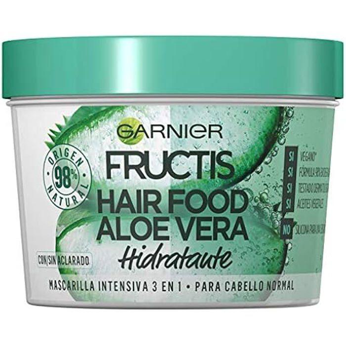 Masque capillaire - GARNIER - Hair Food - 390 ml - Aloe Vera - 98% d'ingrédients naturels