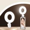 LED Selfie Light 80 LED 800Mah Rechargeable Phone Light Clip 3 Light Modes Ring Light for Phone iPad Camera Laptop Selfie