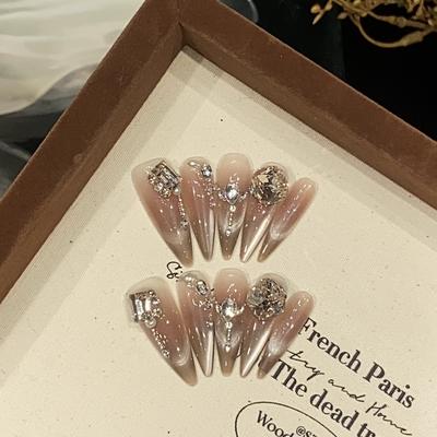 Осень-зима Майяр градиент кошачий глаз бутик K9 жемчужная цепочка янтарный съемный