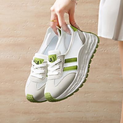 Лето 2025 года, новая корейская версия, дышащая женская обувь с плетением из мух, спортивная обувь для бега для студентов, повседневная обувь ZY2507