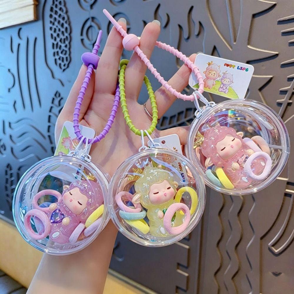 High-Quality PVC Sheep Keychain Smooth Burr-Free Surface Bag Pendant Animal Key Ring Backpacks