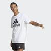 Adidas Футболка EssenTiAl Single Jersey Big Logo Short Sleeve Tee Практичная повседневная футболка для мужчин и женщин