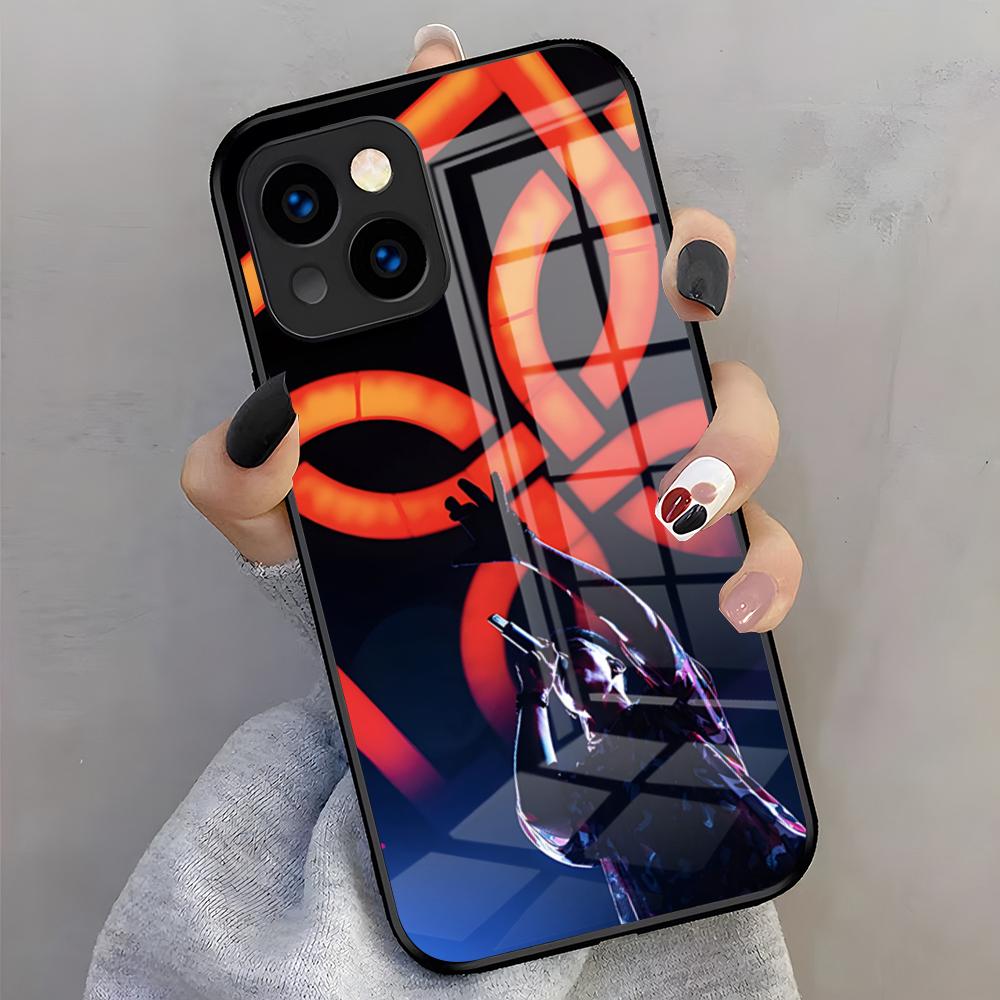 Чехол для телефона Rapper D-Duki Ameri 5202 Для IPhone 17 Air Pro Max 16 15 14 13 11 Plus Стеклянная крышка