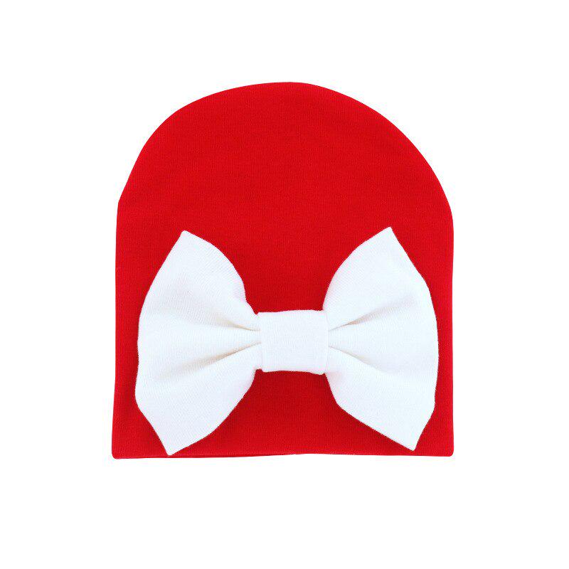 Детская шапочка с бантом от 0 и до 6 месяцев