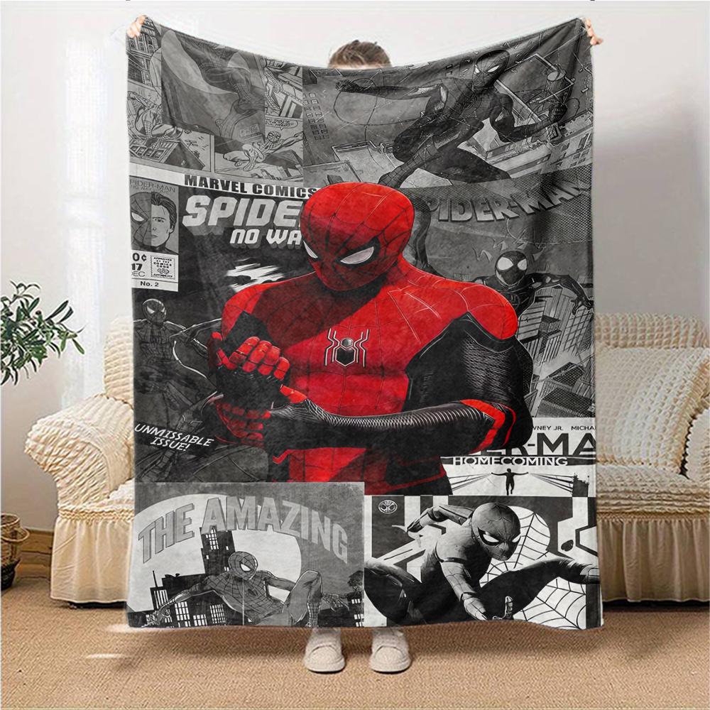 1Pc Spiderman No Way Home Blanket For Couch Bed Plush Cozy Fuzzy Blanket Super Soft Warm Blankets For Fall And Winter 0918179