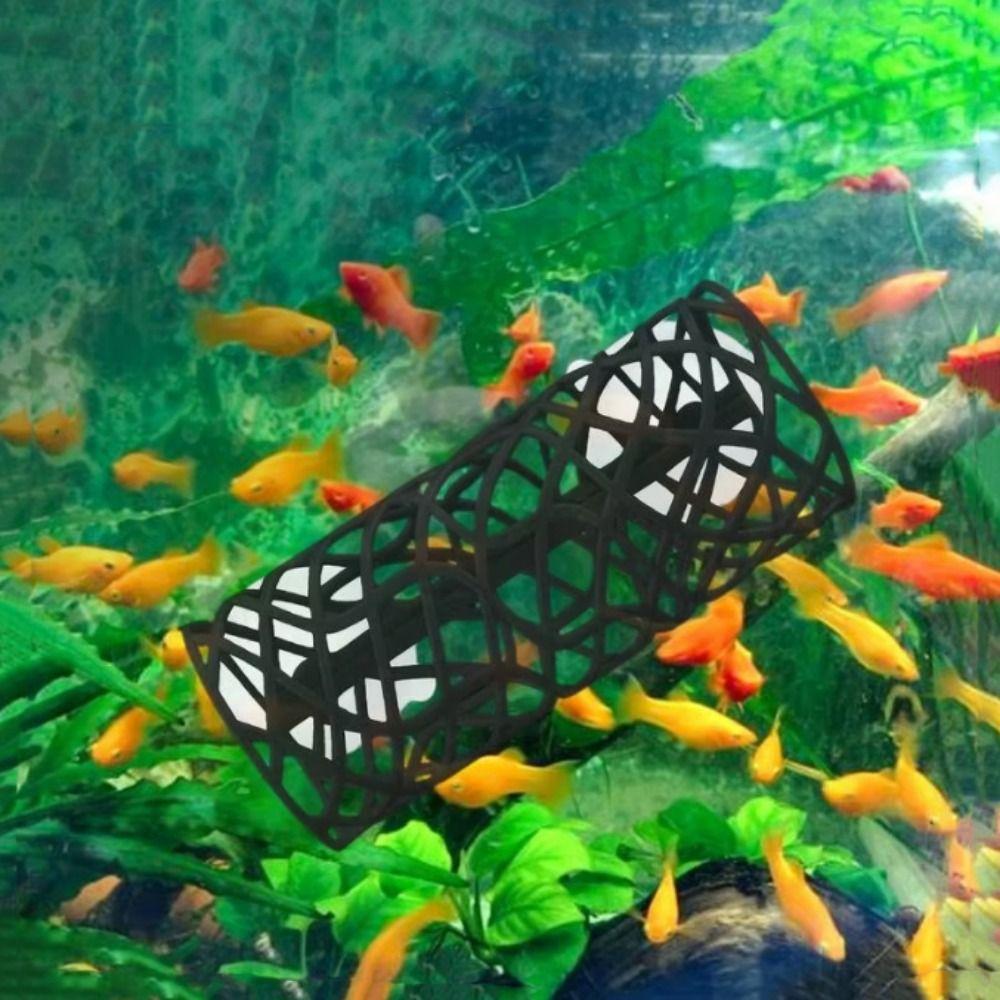 2pcs/set Flexible Betta Hidden Resting Tube Plastic Betta Fish Tunnel Shrimp Hollow Tunnel  Aquarium