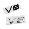 3D Chrome ABS T0/T3/T4/T5/T6/T7/T8/V8 AWD Lettering Emblem Trunk Badge For XC40 XC60 XC70 XC90