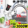 3000 Вт Мощность Мгновенный Электрический Водонагреватель Быстрый Нагрев Двойные Режимы Мгновенный Горячий Водопроводный Кран Светодиодный Дисплей Цифровой Дисплей