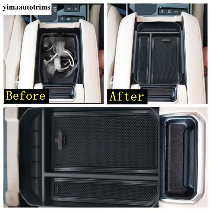 Central Control Armrest Storage Box Pallet Container Phone Case Interior Accessories For Toyota Highlander / Kluger - 2025